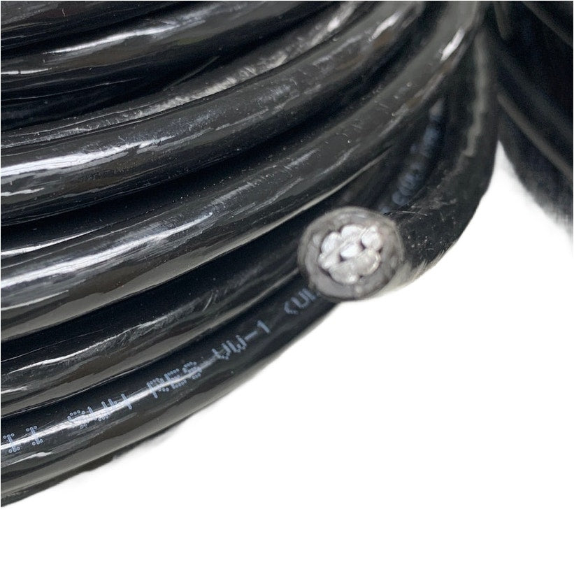 100' New Priority Wire 4AWG THHN/THWN-2 Aluminum Compact Strand SunRes T90 Nylon
