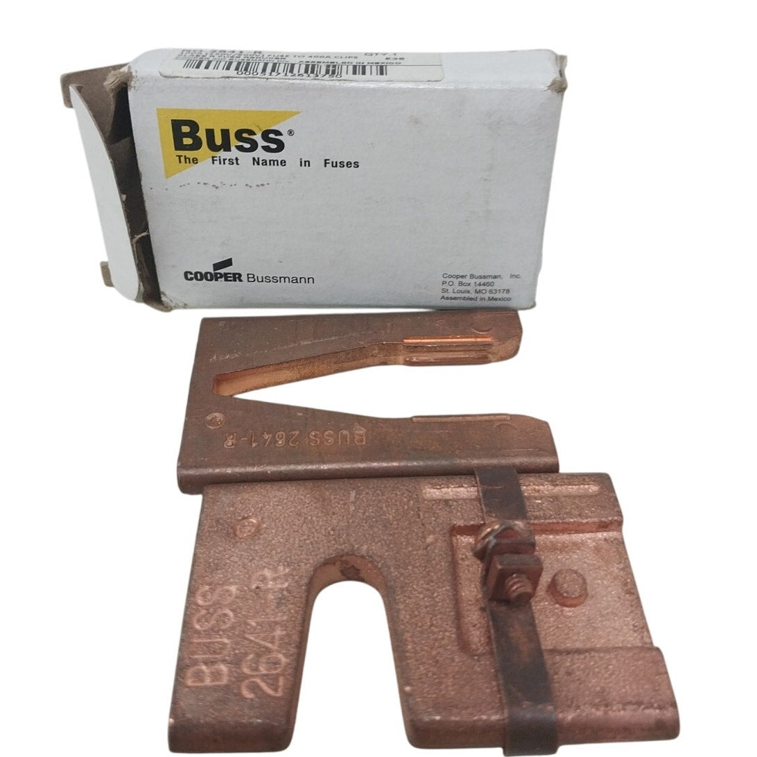 New In Box Bussman 100A Fuse to 400A Clips Class R Fuse Reducer No 2641-R