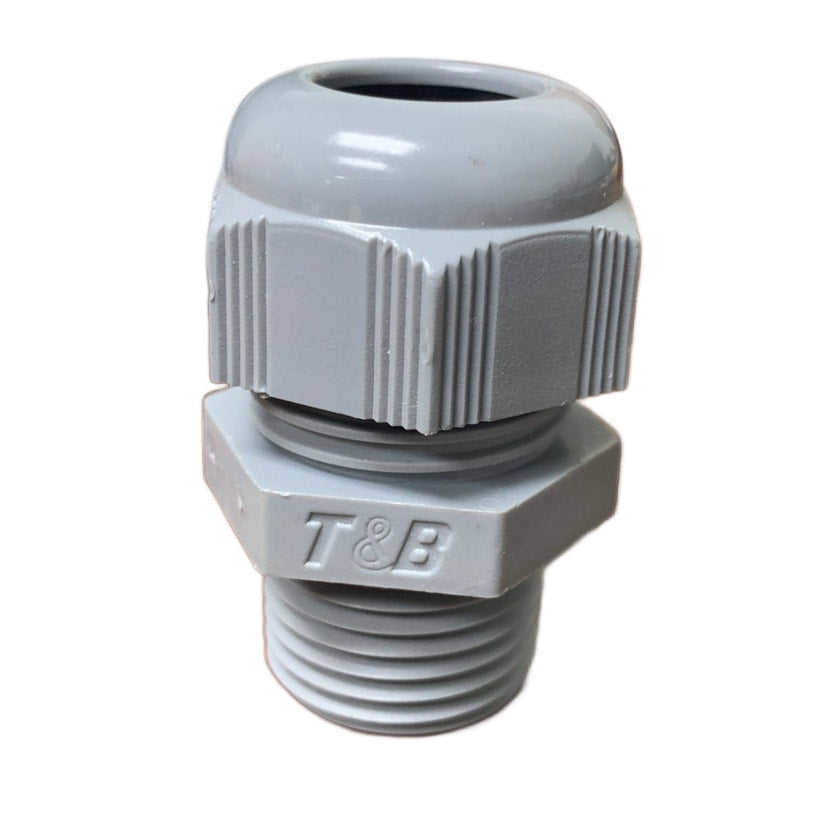 10 New T & B 1/2" NPT Threaded Cable Gland Waterproof Gray Wire Connector Joints