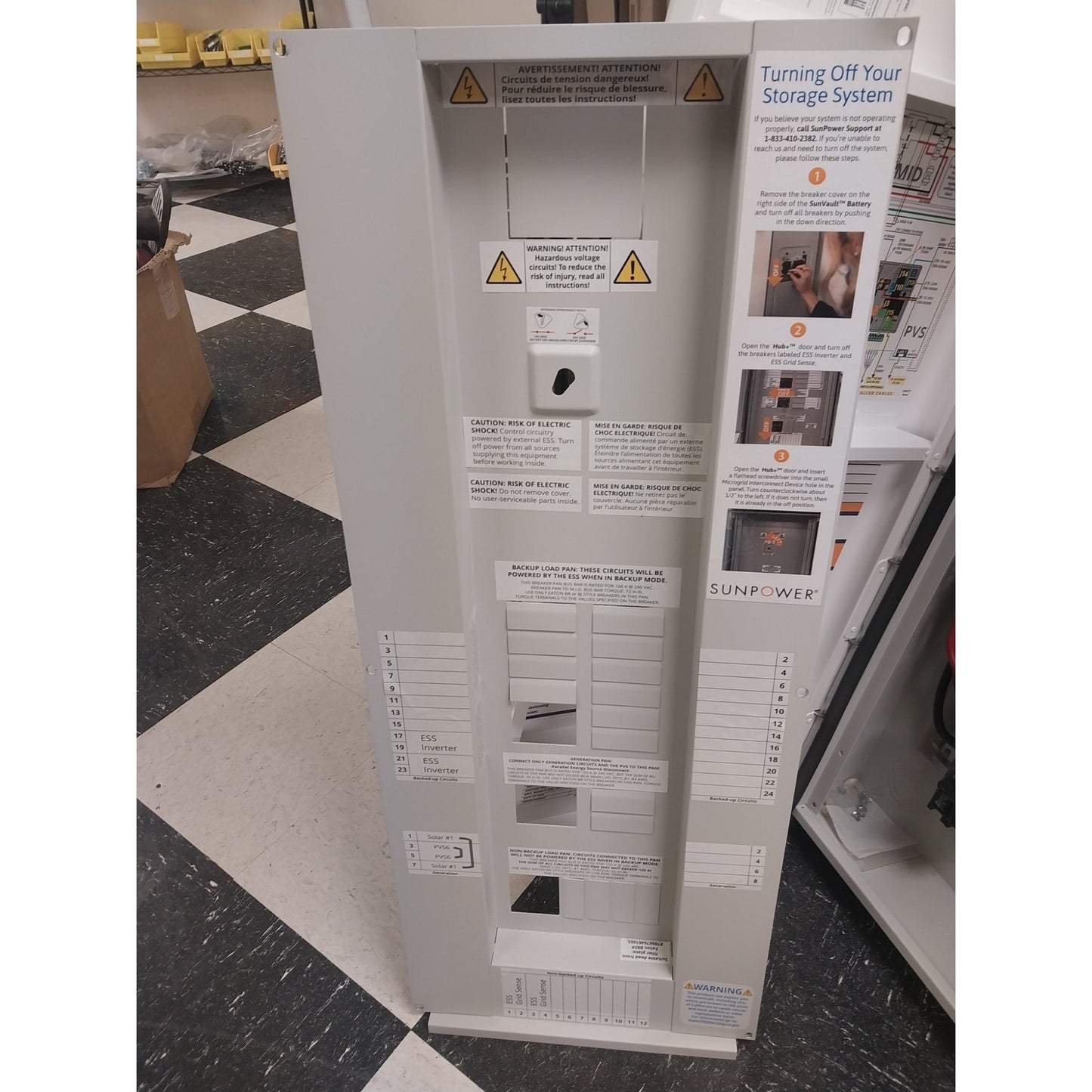 New Sunpower SunVault Hub+ PVD Solar Module System Controller