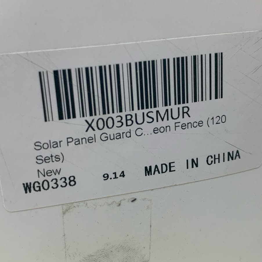 Funrous Solar Panel Guard 120 Sets X003BUSMUR Bird Critter Guard Fastener Clips