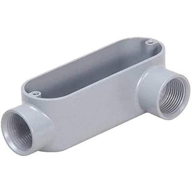 New Open Box 2" Style LL Aluminum Conduit Body Hub Size