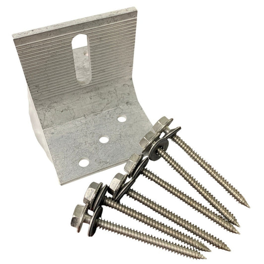 New Pegasus ButyL Foot MIL Dovetail Solar Panel Deck Bracket T-Bolt w 6 Screws
