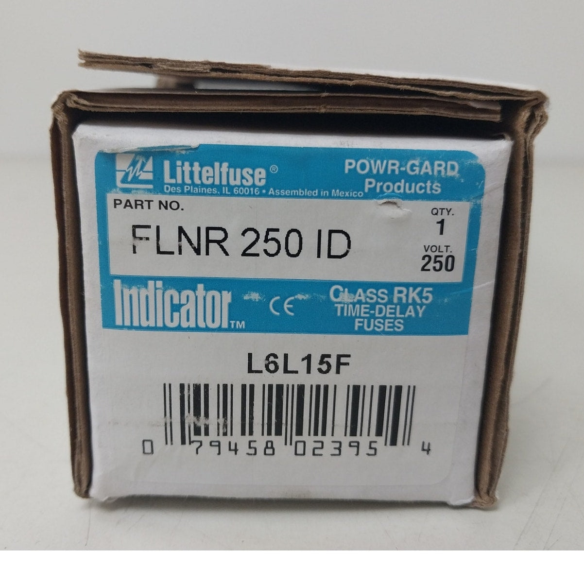 New Littelfuse POWR-GARD 250V Class RK5 Time Delay RK5 Fuse Original Box