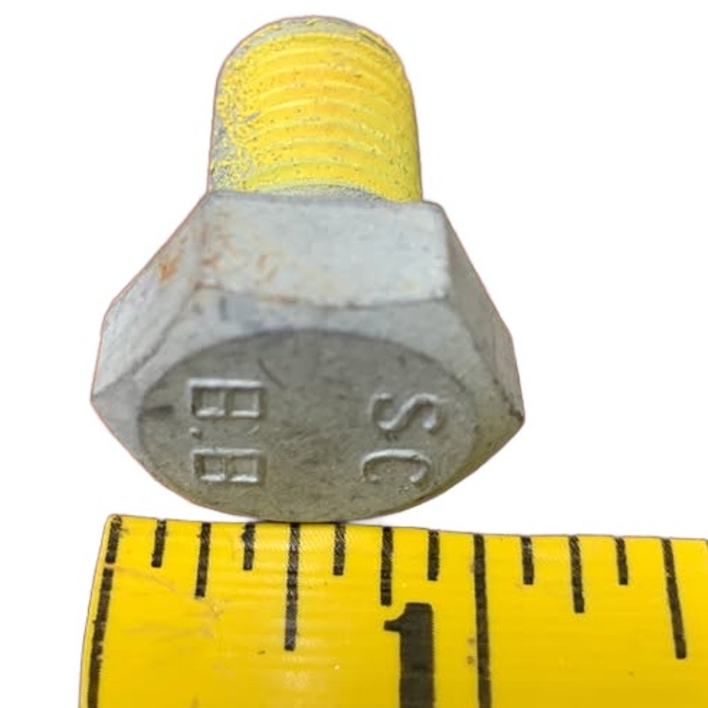 60 New Open Box 5/8" NS SC Heavy 8.8 Threaded Hex Screws w Dog Points