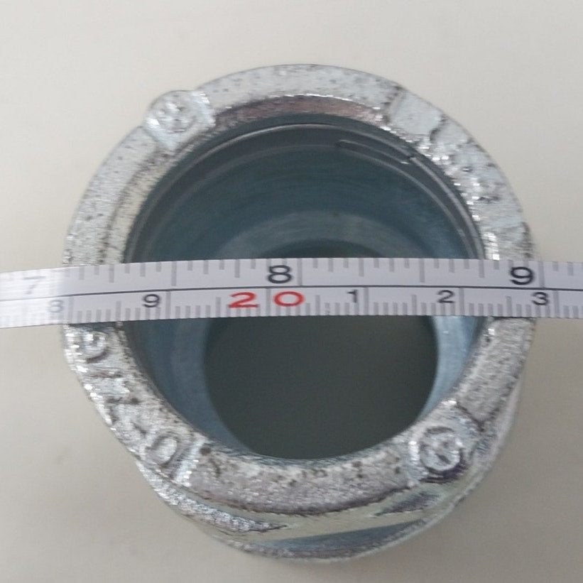 4 New 1.5" Squeeze Throat Metal Conduit Connectors Open Box