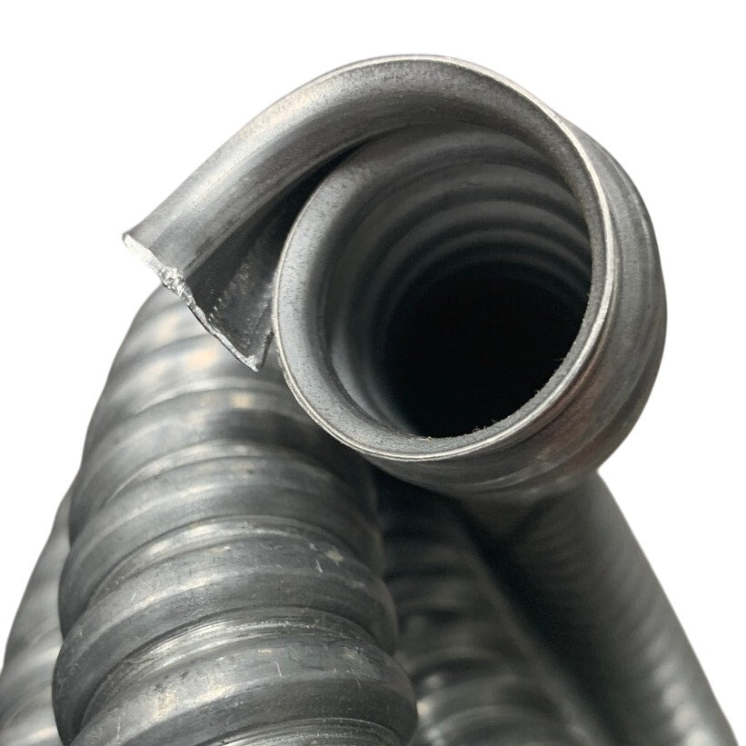 9' New 1" Diameter Aluminum Metal Flexible Conduit Tubing - Open Box