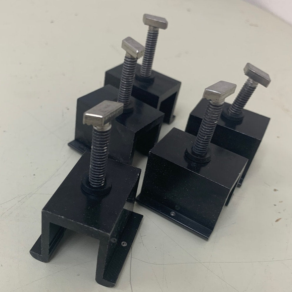 5 New Unirac Pro Series Mid Clamp Black Finish 302030D Solar Racking Clamps Set