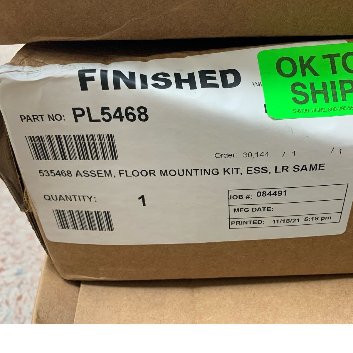 New Sunpower PL5468 Solar Panel Metal Base Floor Mounting Kit 535468