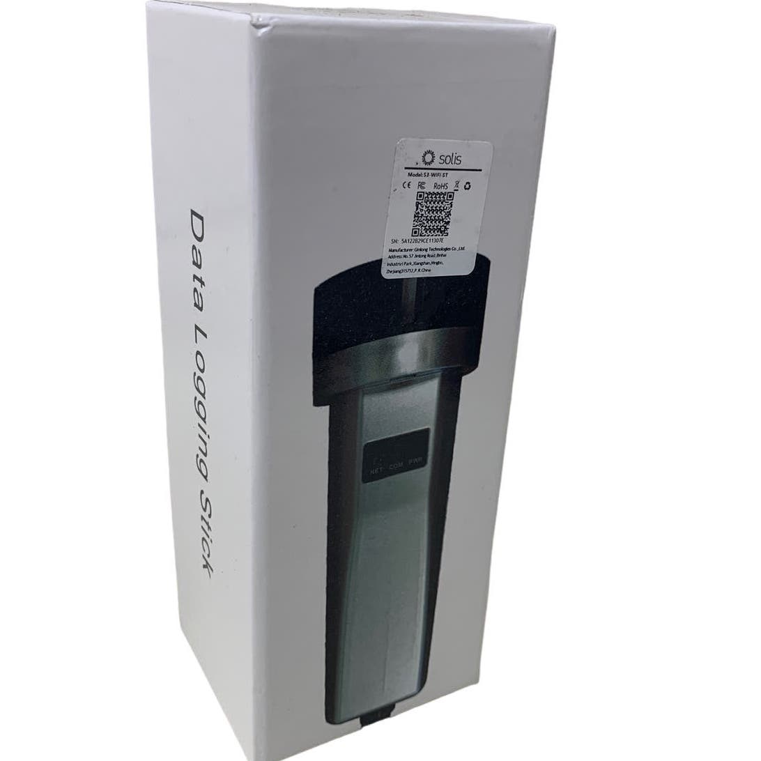 New In Box Solis RS485 Solar Wind Interface Silver Data Logging Stick w Manual
