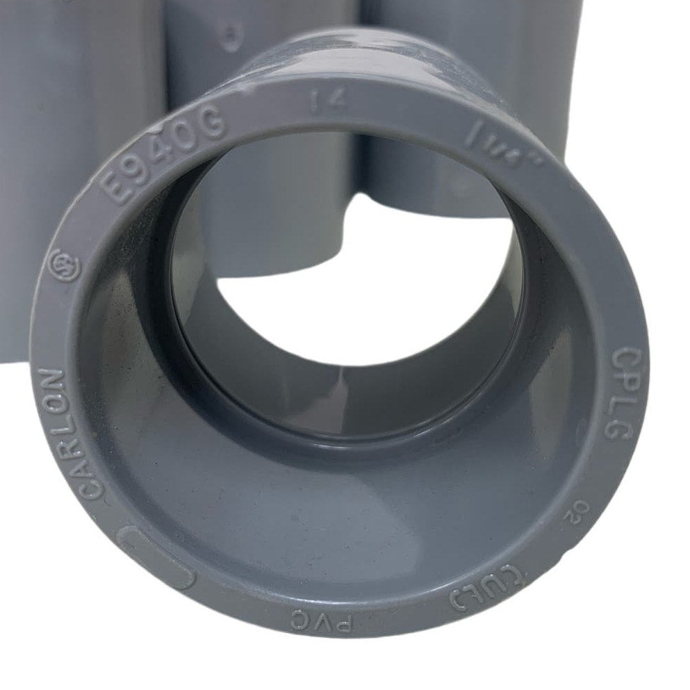 Lot of 13 New Carlon 1.25" Gray PVC Female Conduit Fittings Couplings CPLG E940G