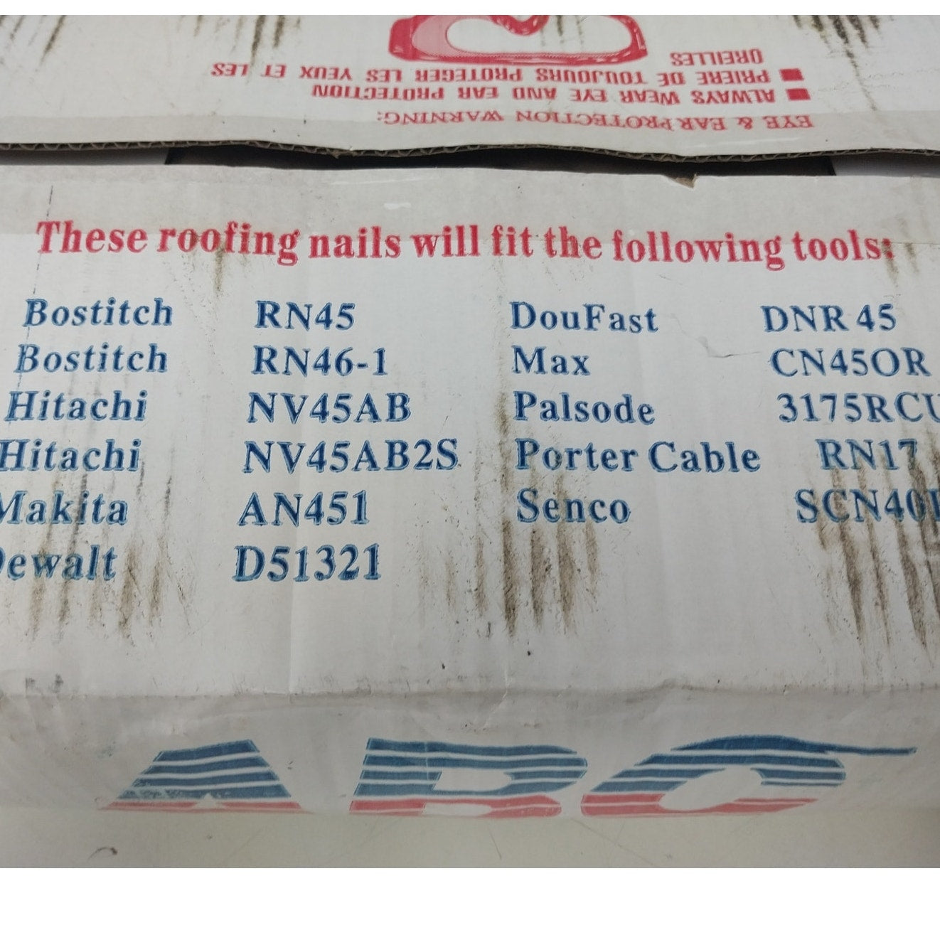 New ABC Supply Co Inc 1 1/4" Roofing Galvanized Wire Collated Coil Nails