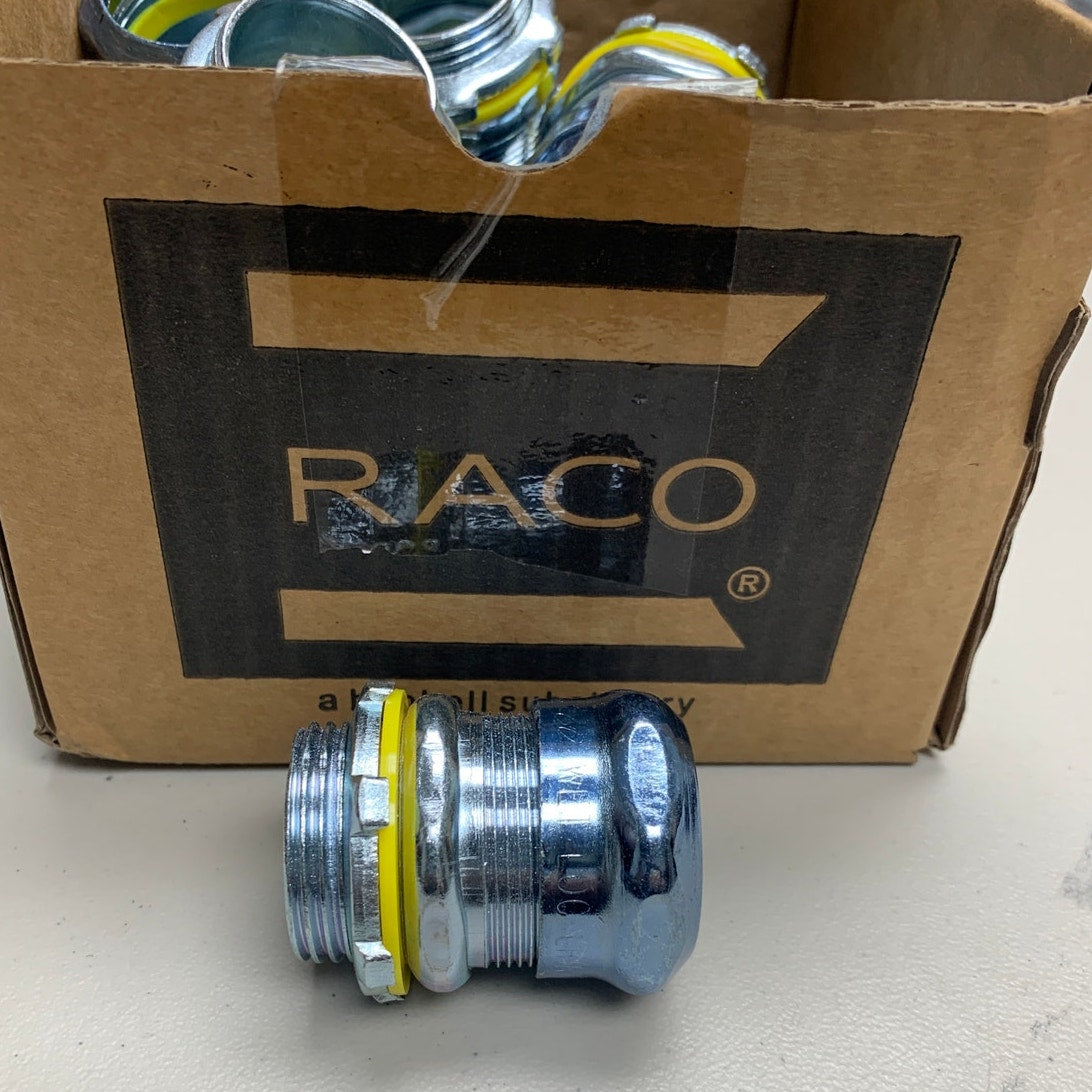 New 15 Hubbell Raco 1" 2904RT Compression Connector EMT Rain Tight Fittings