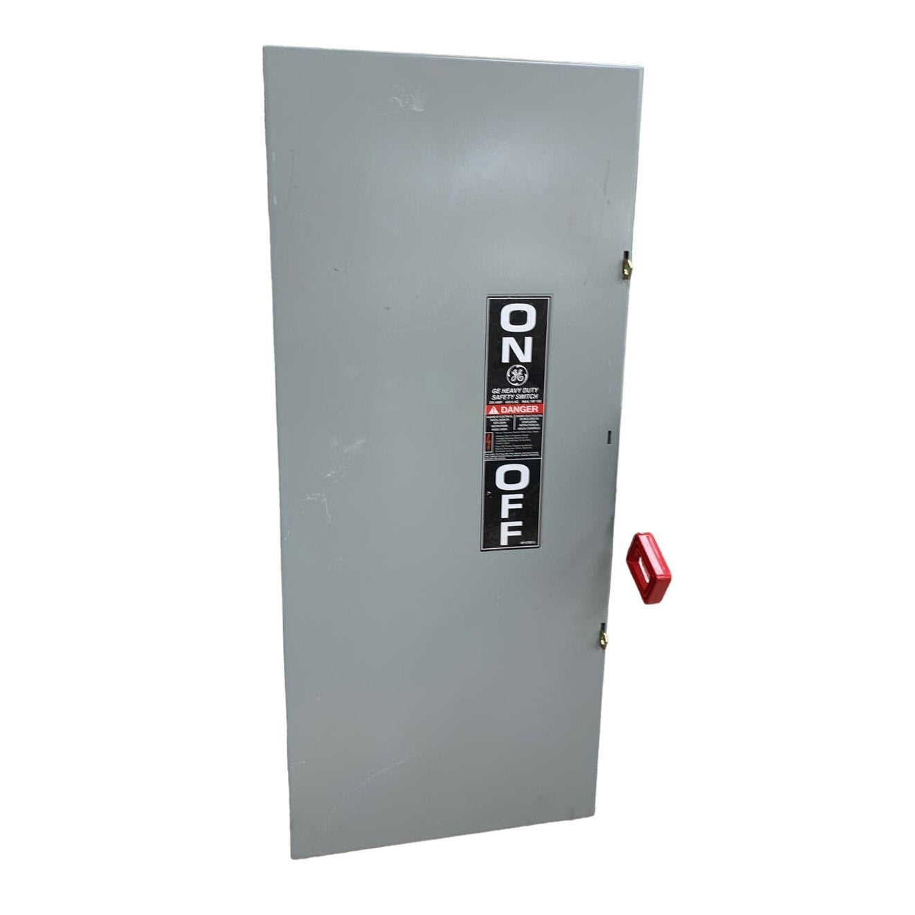 New GE General Electric Heavy Duty 200A 600V Metal Box Safety Switch Shutoff