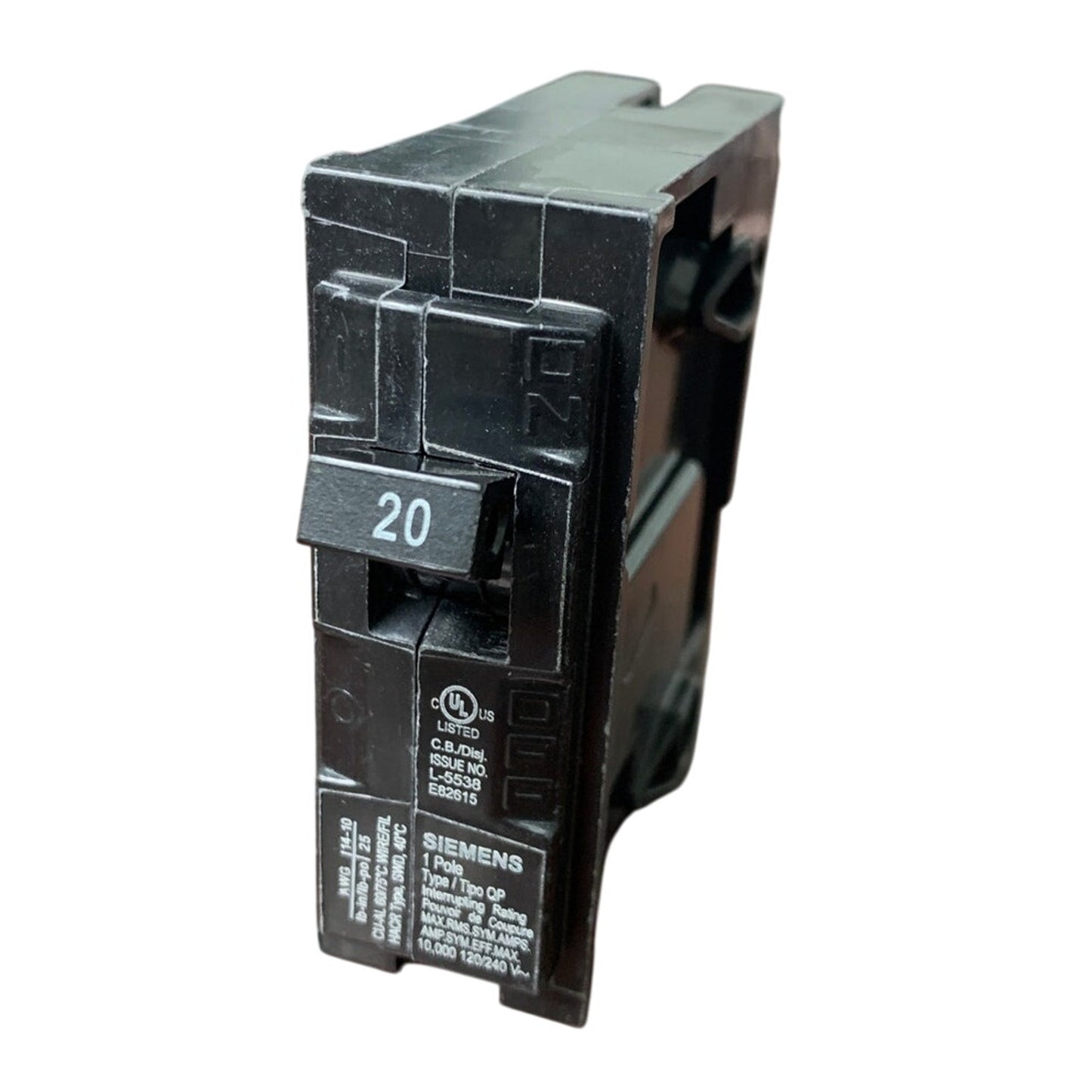 New Box of 12 Siemens Q120 20-Amp Single Pole Type QP Circuit Breakers