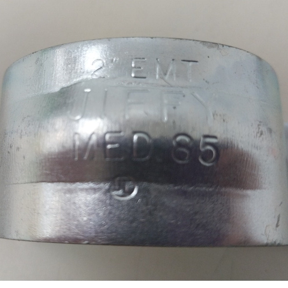 4 New Jiffy 2" Metal Pipe Strap MED 85 One Hole EMT Fittings