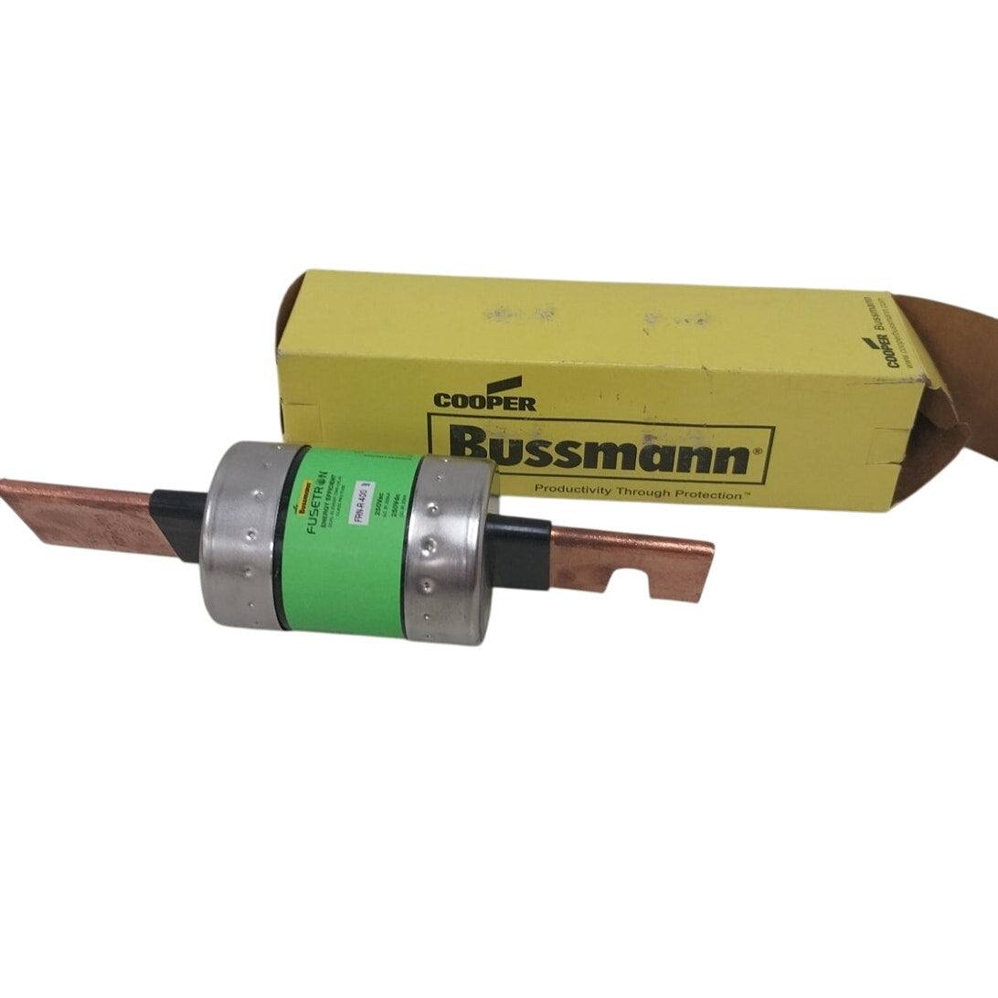 New Cooper Bussman Fusetron Energy Efficient 250Vac FRN-R-400 RK5 Fuse Open Box