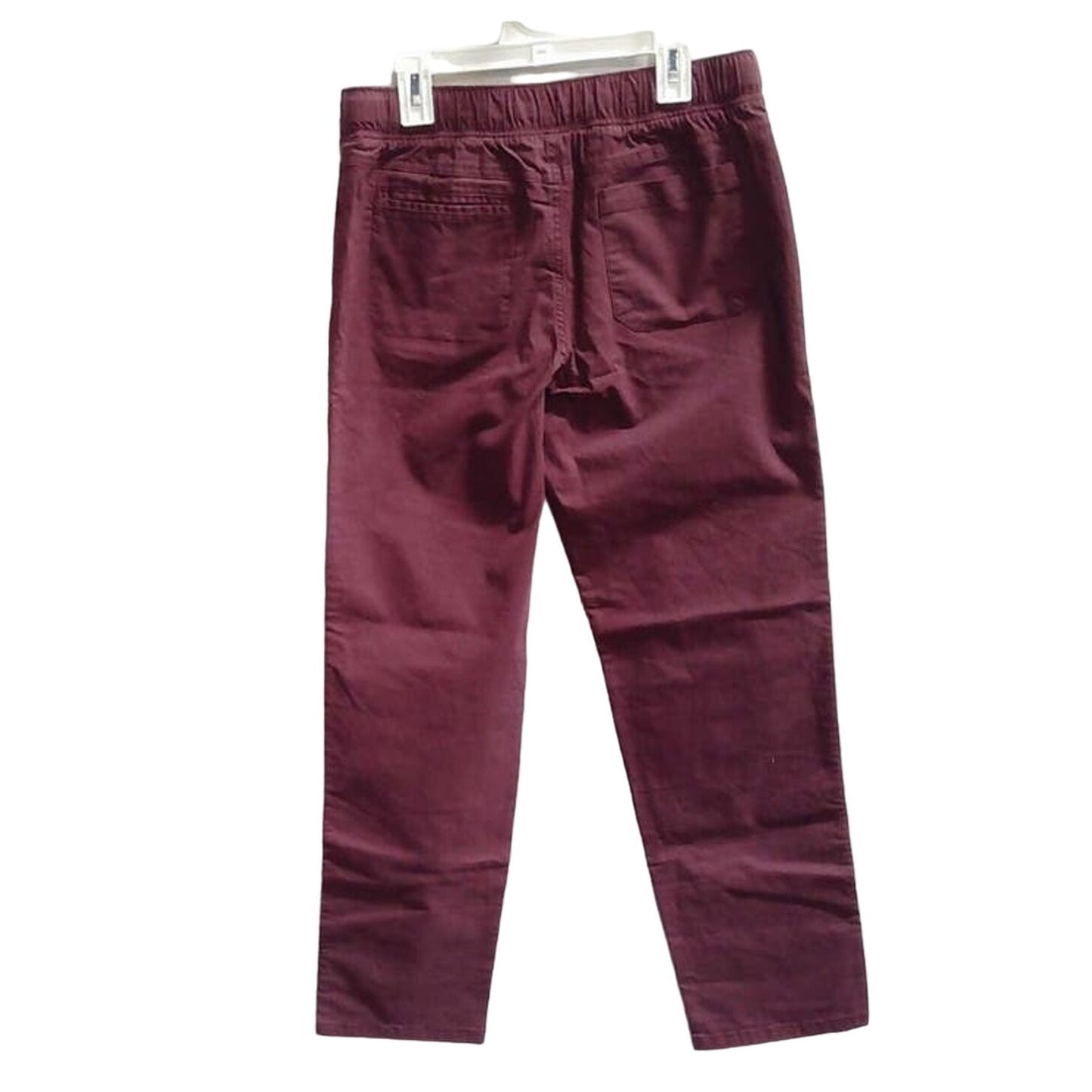 New Cat & Jack Boys Size 4 Purple Belted Elastic Waist Reinforced Knee Pants