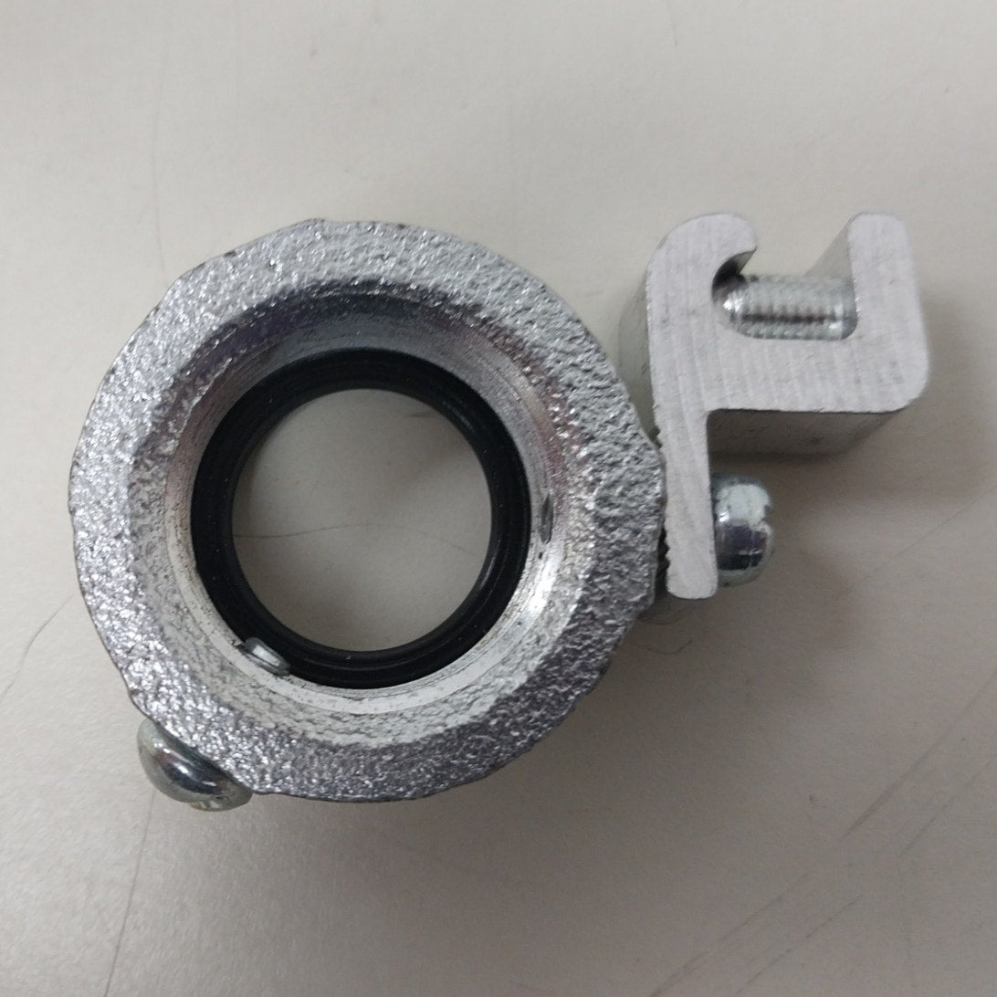 10 New Grounded Insulated 3/4" Zinc Metallic Grounding Bushings