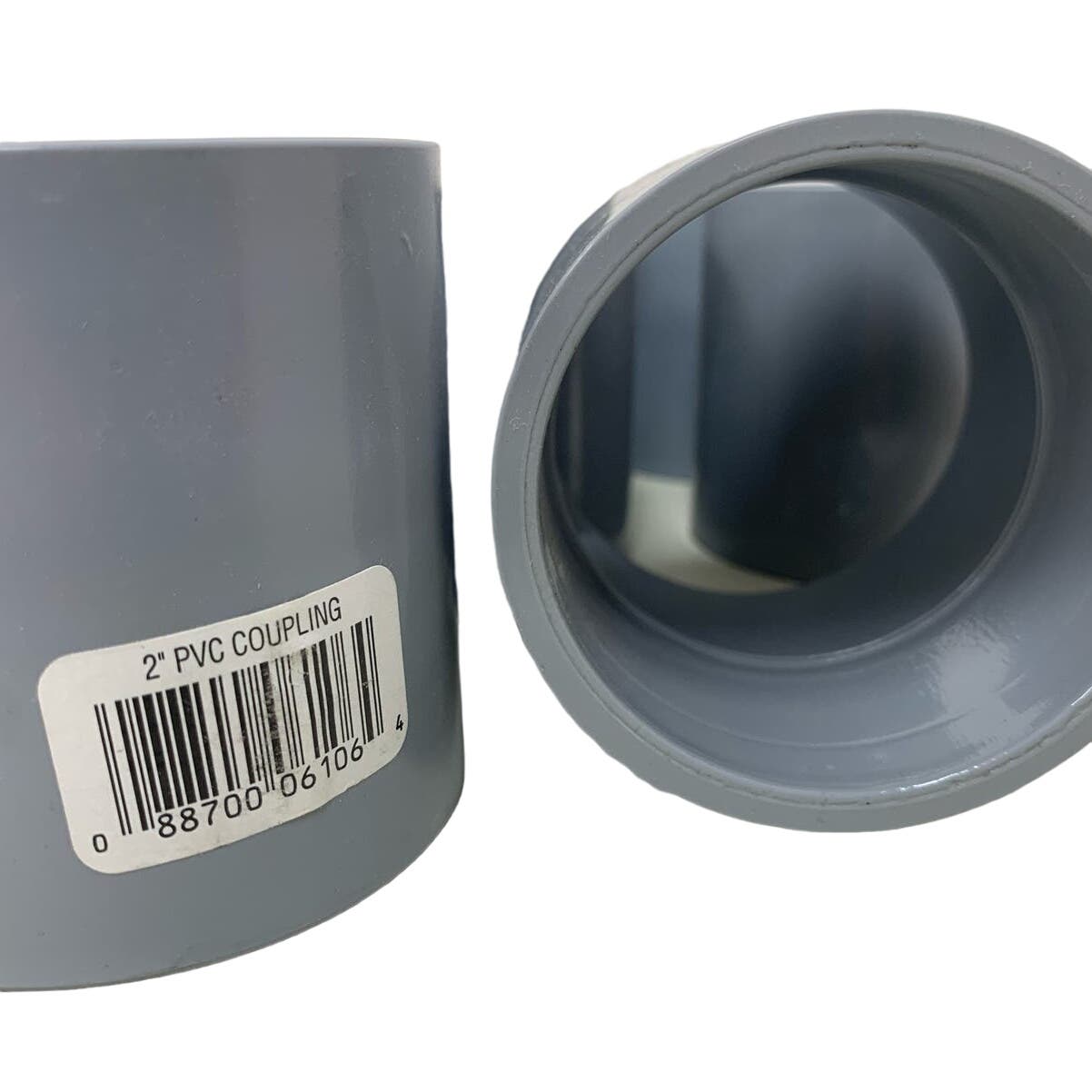 Lot of 8 New Carlon 2" Gray PVC Female Conduit Fittings Couplings CPLG E940J