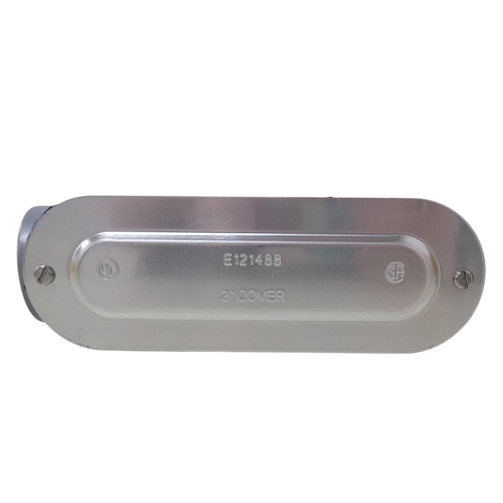 New in Box – Eaton LB-65CGN 2" Aluminum LB Conduit Body with Cover & Gasket