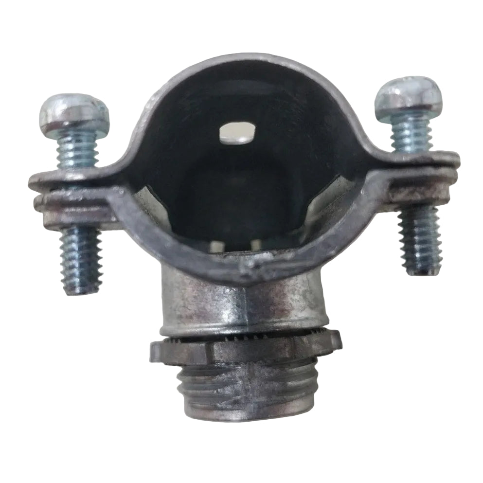 10 New 1/2" 90 Degree Angle Squeeze Type Flex Connectors - Open Box
