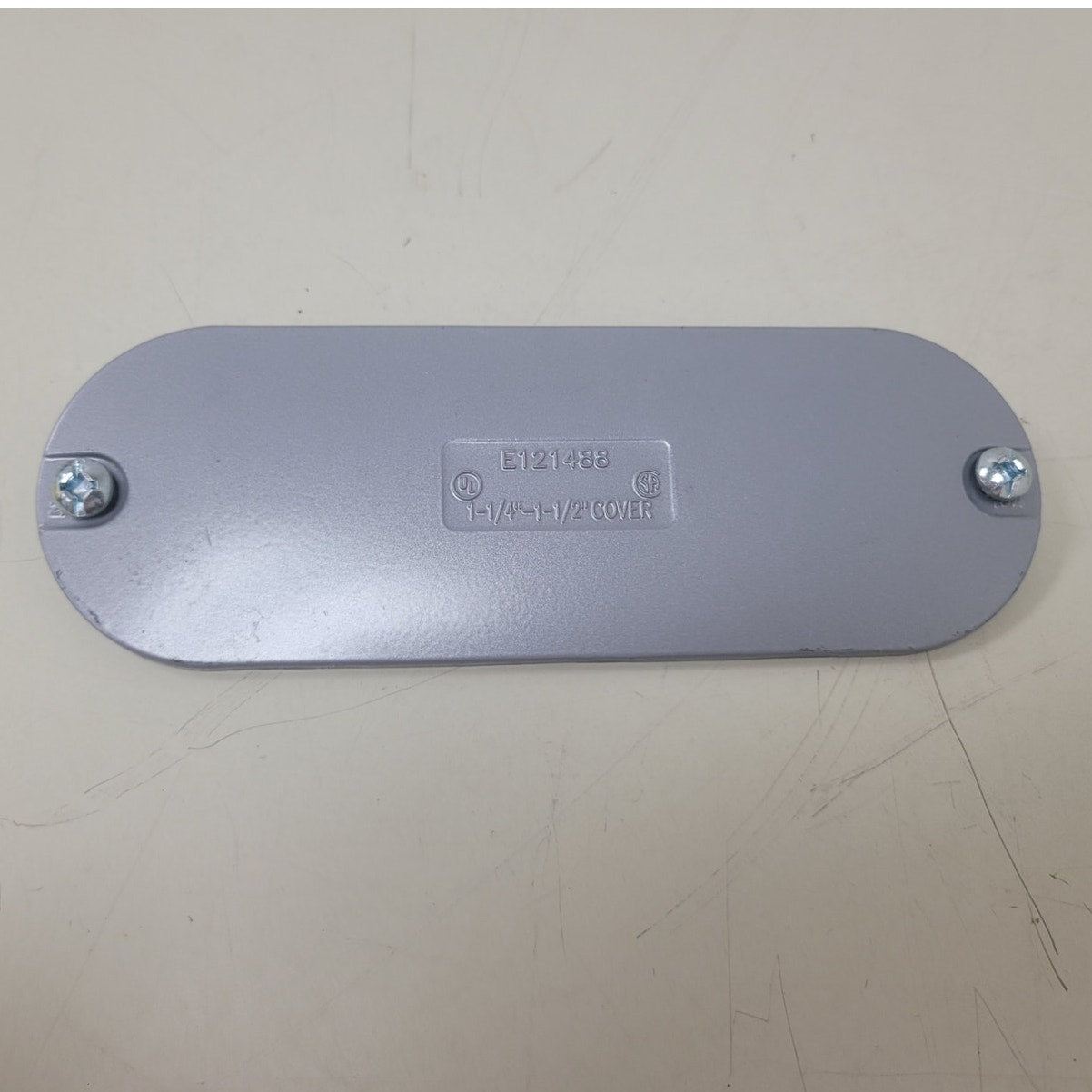 3 New Emerson Industrial 1.25" to 1.5" E121488 Metal Conduit Body Covers