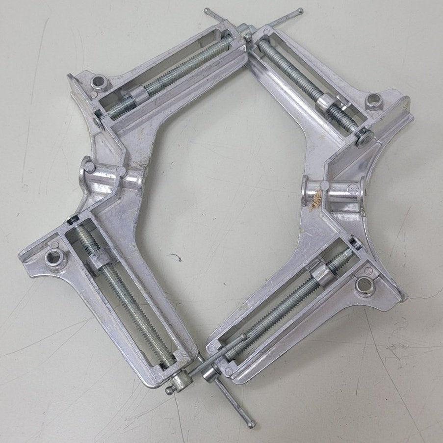 Lot of 2 Pony Np 9166 Silver 90 Degree Corner Picture Frame Clamps