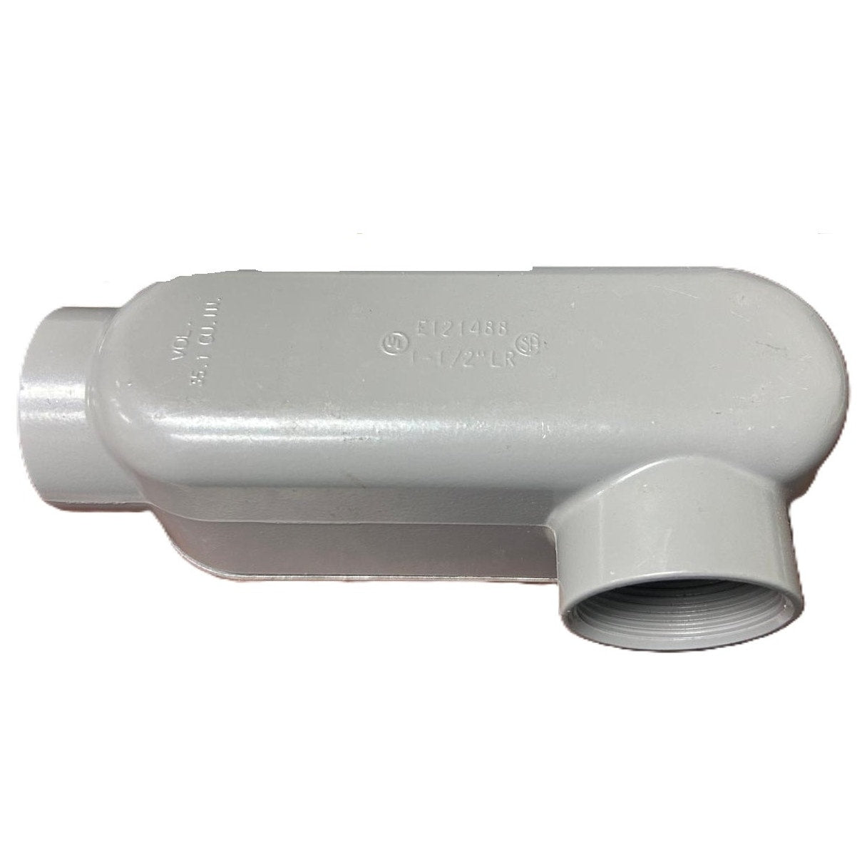 New Open Box 1.5" Type LR Elbow Outlet Conduit Body E121488 w Cover & Gasket