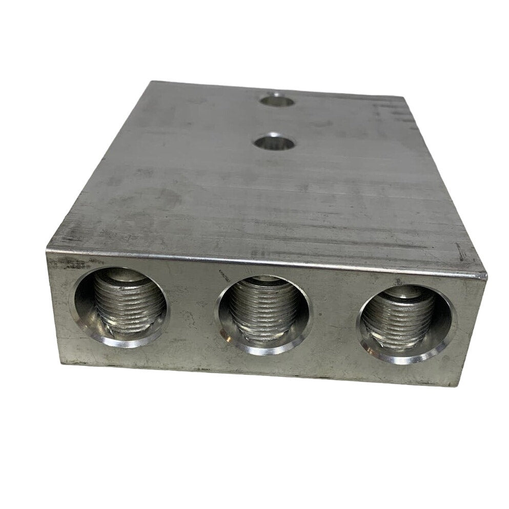 New Panduit LAM3LB600-12-1 Aluminum Mechanical 3 Barrel Lug Two Hole 1/2" Stud