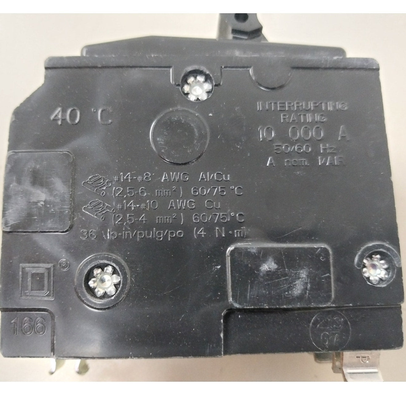New Square D 20A 120/240V 10KA QO240 Circuit Breaker - Open Box