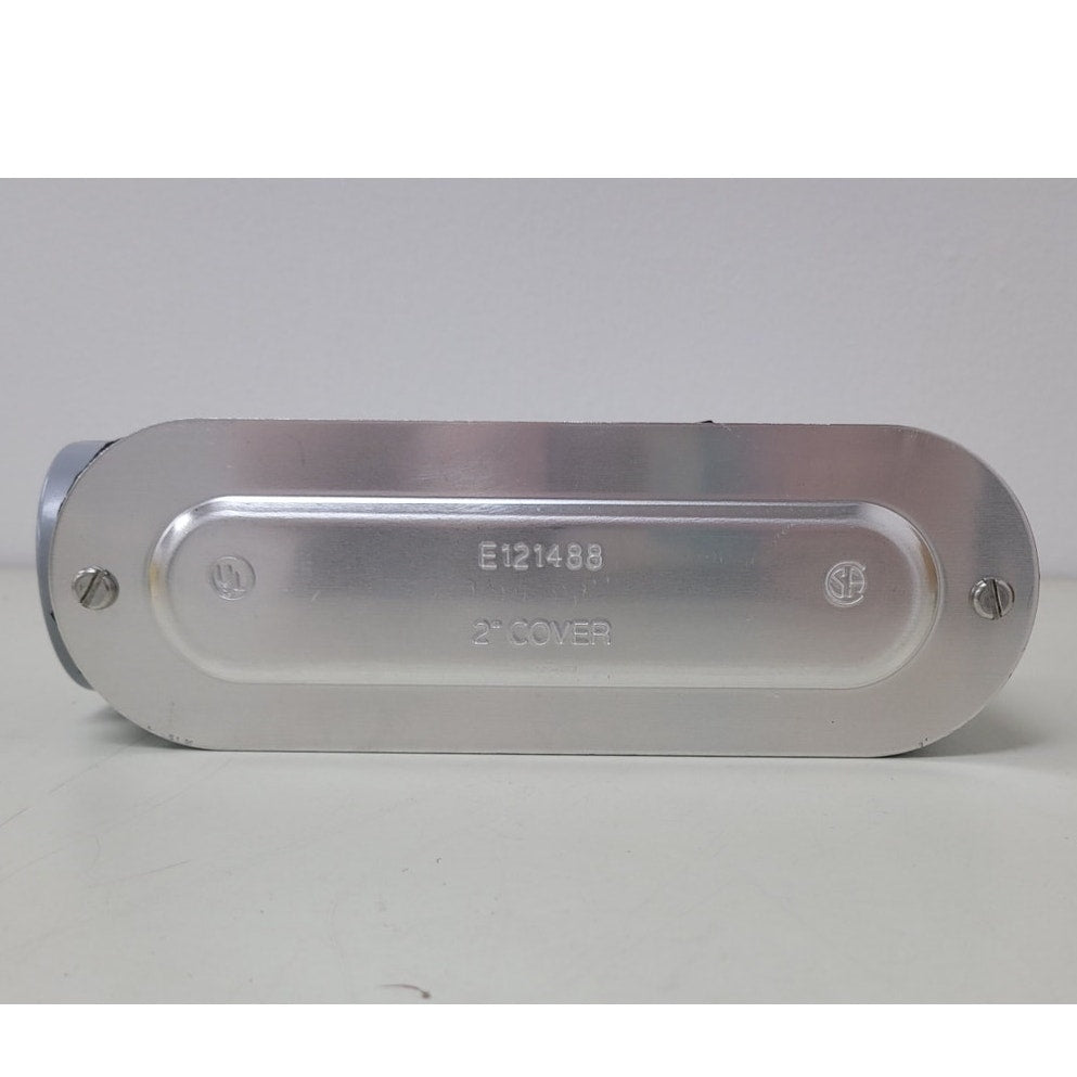 New In Box Eaton LB-65CGN 2" Aluminum LB Conduit Body With Cover & Gasket
