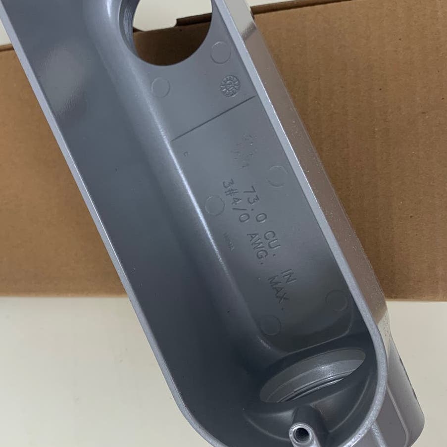 New Appleton Form 85 Aluminum Conduit Body Type LB200-A 2" Threaded For Rigid