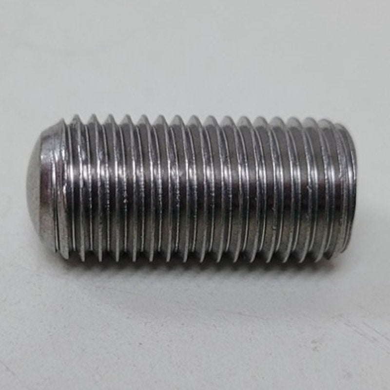 60 New Oval Point Set Screws S-5! The Right Way 3/8-24 X .8 S/S