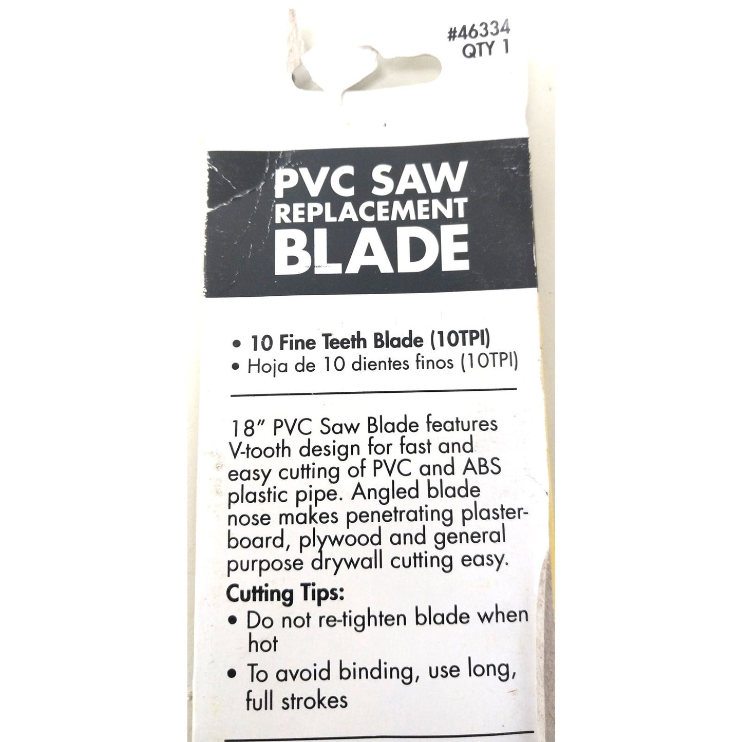 2 New King Innovation 18" 46334 PVC ABS Plastic Pipe Saw Replacement Blades