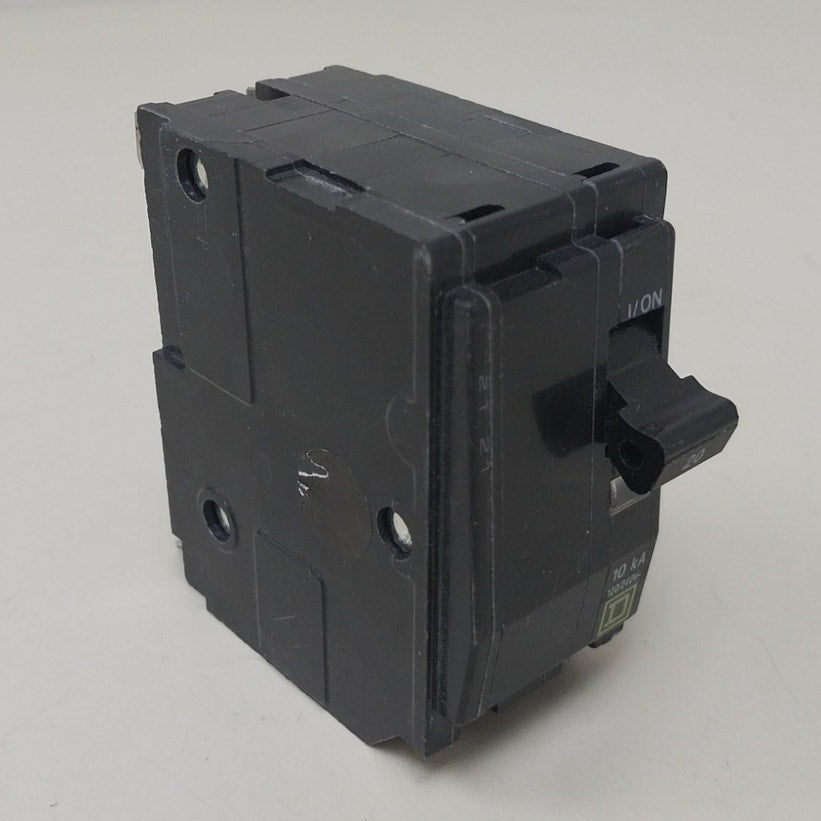 New Square D 20A 120/240V 10KA QO240 Circuit Breaker - Open Box