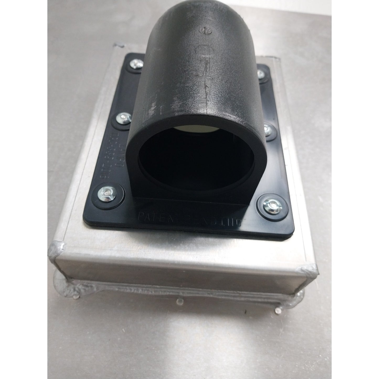 New IAMPO Metal Base Solar Roof Jack Flashing Open Box 22" x 19" x 5"