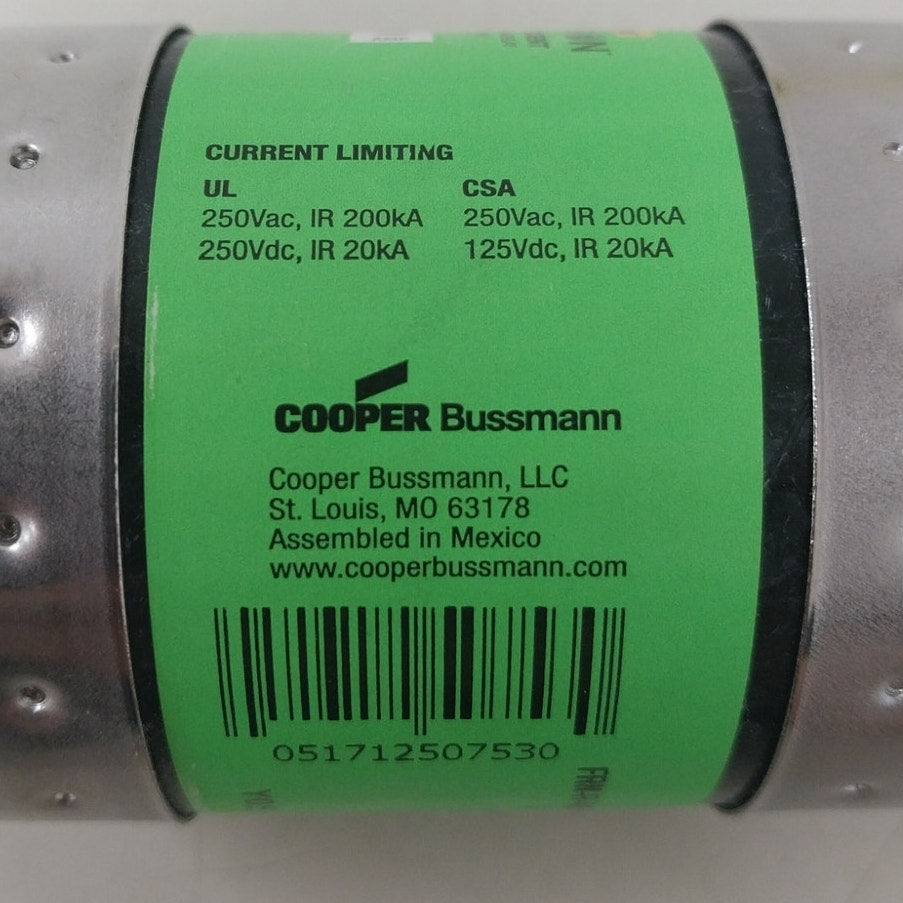 New Cooper Bussman Fusetron Energy Efficient 250Vac FRN-R-400 RK5 Fuse Open Box