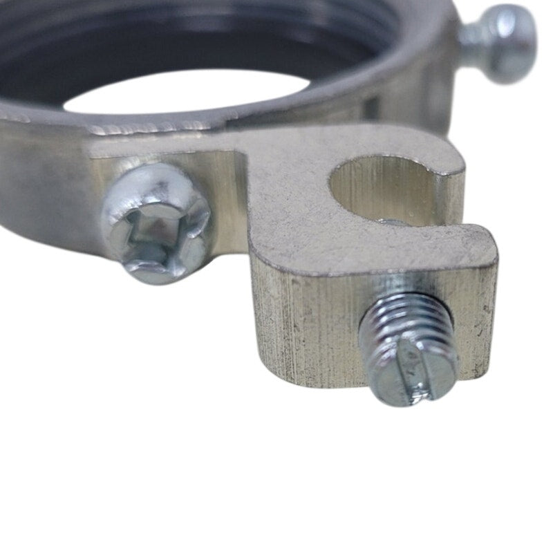 6 New Grounded Insulated 1.5" Zinc Metallic Grounding Bushings