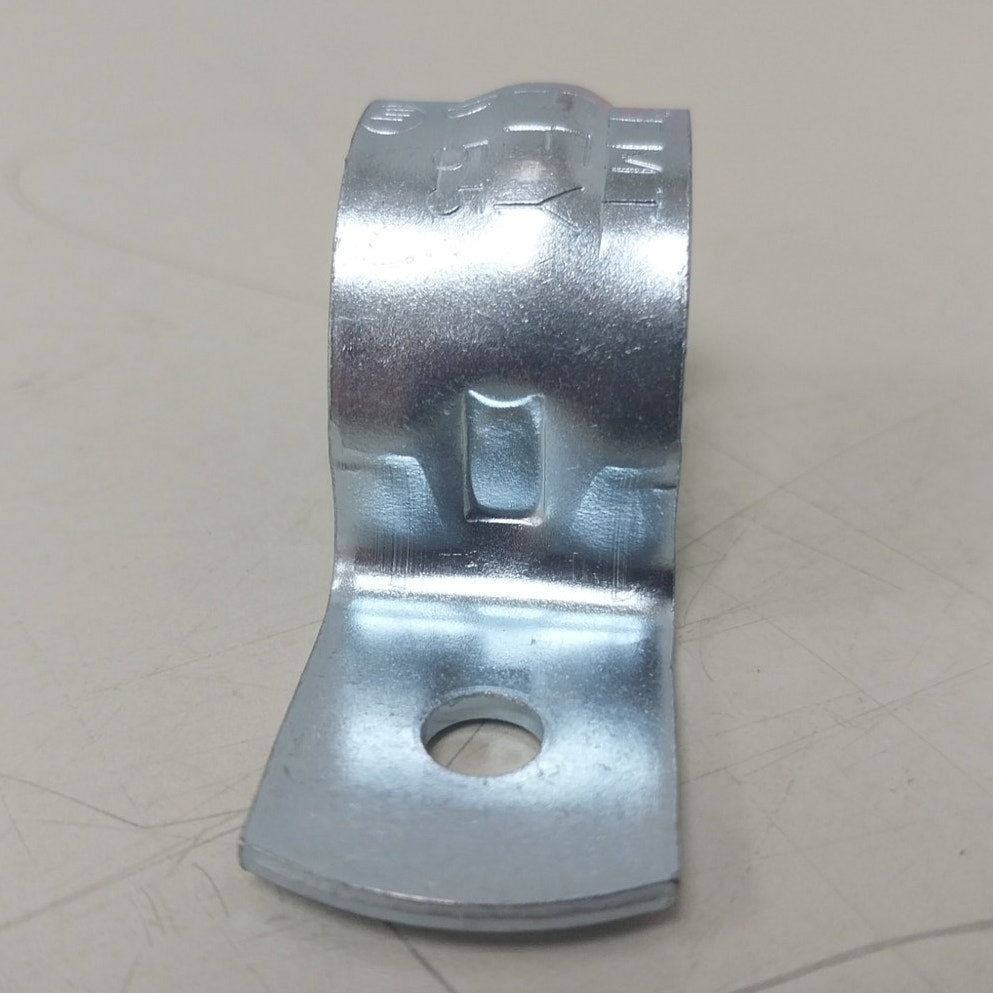 9 New Jiffy 1" Metal Pipe Strap Med 55 One Hole EMT Fittings