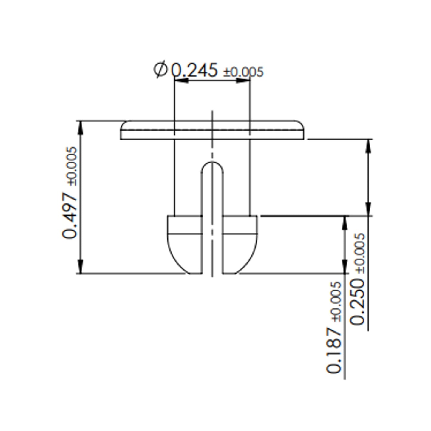 70 New Essentra Components Push In Black Nylon Fasteners 27PIF0071B