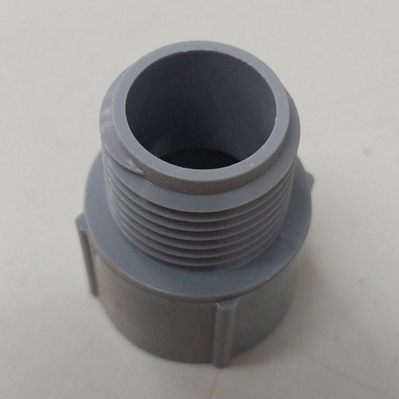Lot of 8 New Carlon 1/2" Gray PVC Electrical Male Adapters A319