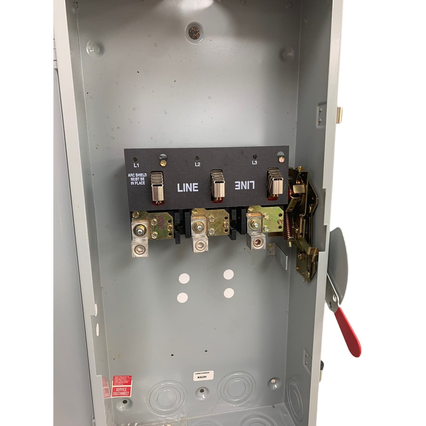 New GE General Electric Heavy Duty 200A Metal Box Safety Switch Shutoff