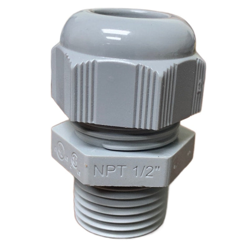 10 New T & B 1/2" NPT Threaded Cable Gland Waterproof Gray Wire Connector Joints
