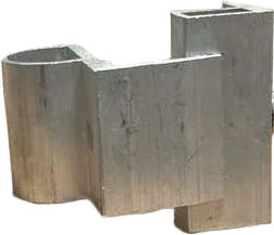 10 New Open Box Silver Clear Solar Panel Aluminum Mid Racking Clamps (no nuts)
