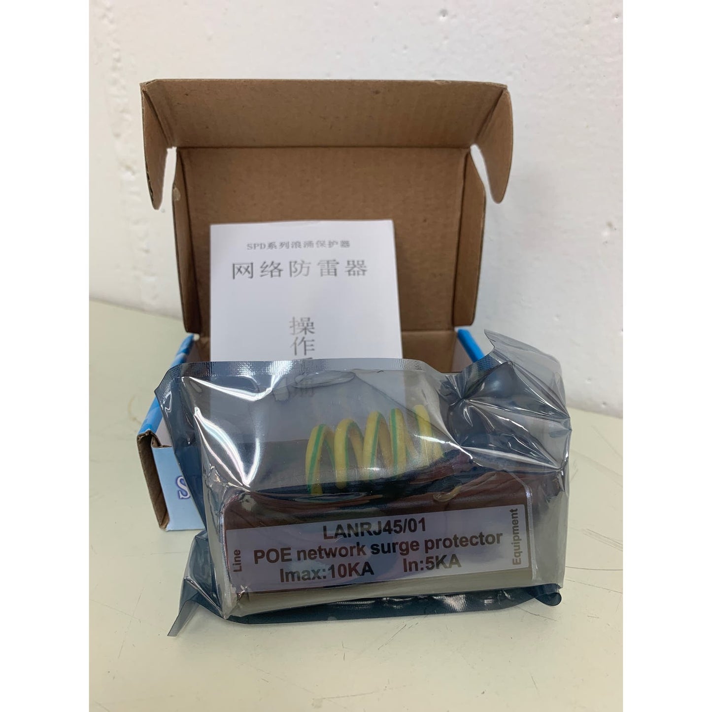 New POE Network Surge Protector LANRJ45/01 Imax:10KA In:5KA in Original Box