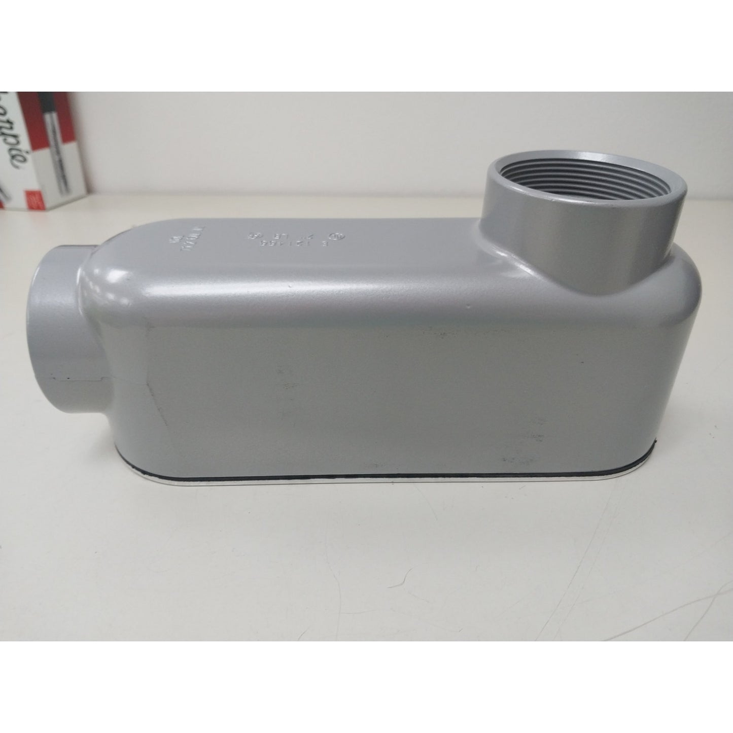 New Bridgeport LB-46CG 2" Die Cast Aluminum Conduit Body With Cover & Gasket