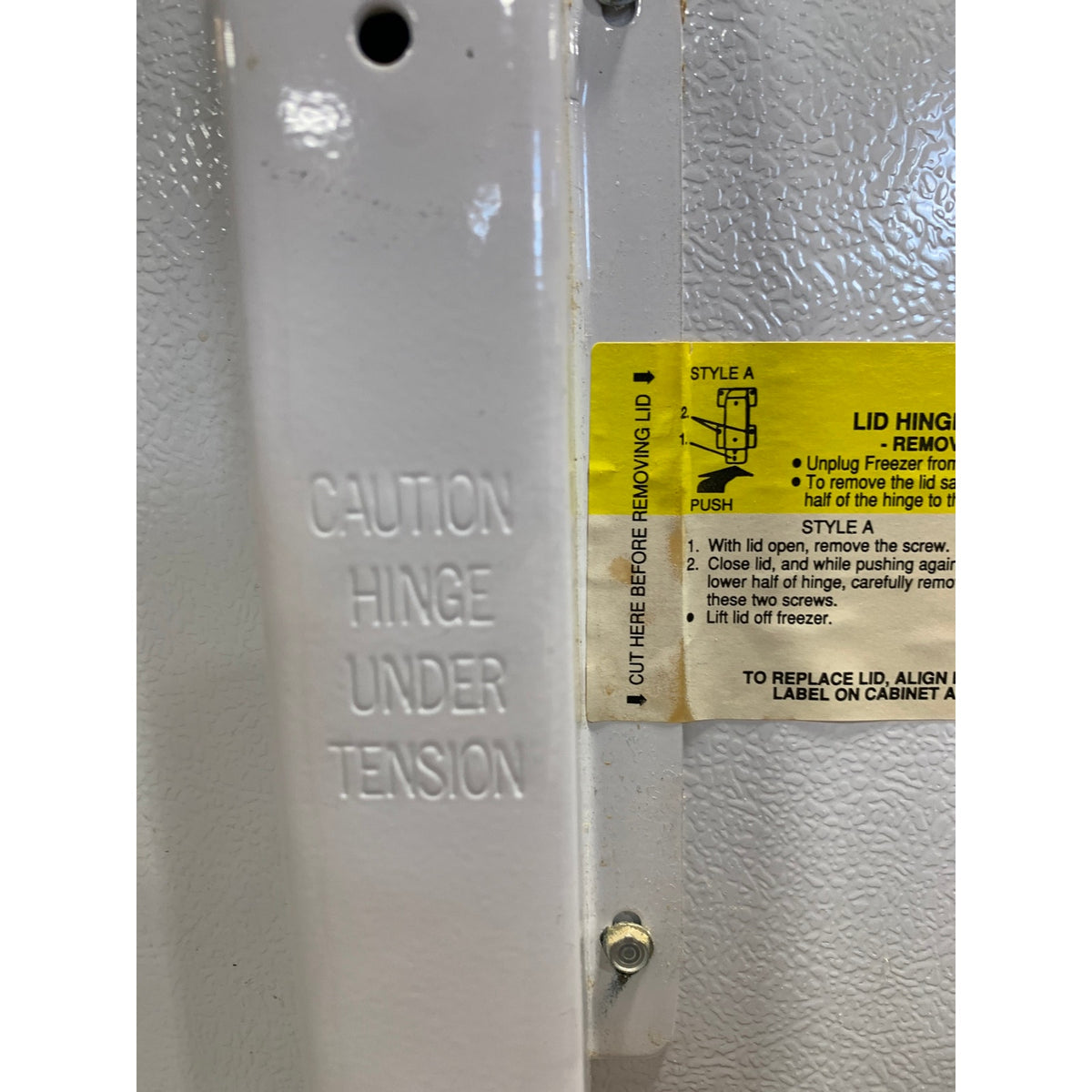 White-Westinghouse FC162LTW7 16 Cu Ft Chest Freezer 1991 — Local Pickup Affton MO