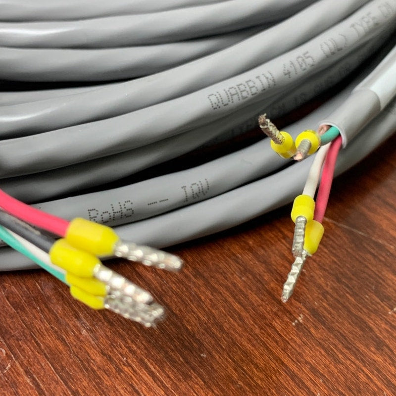 New 40' Quabbin 600V 18 AWG Low Voltage Cable W RS45 End