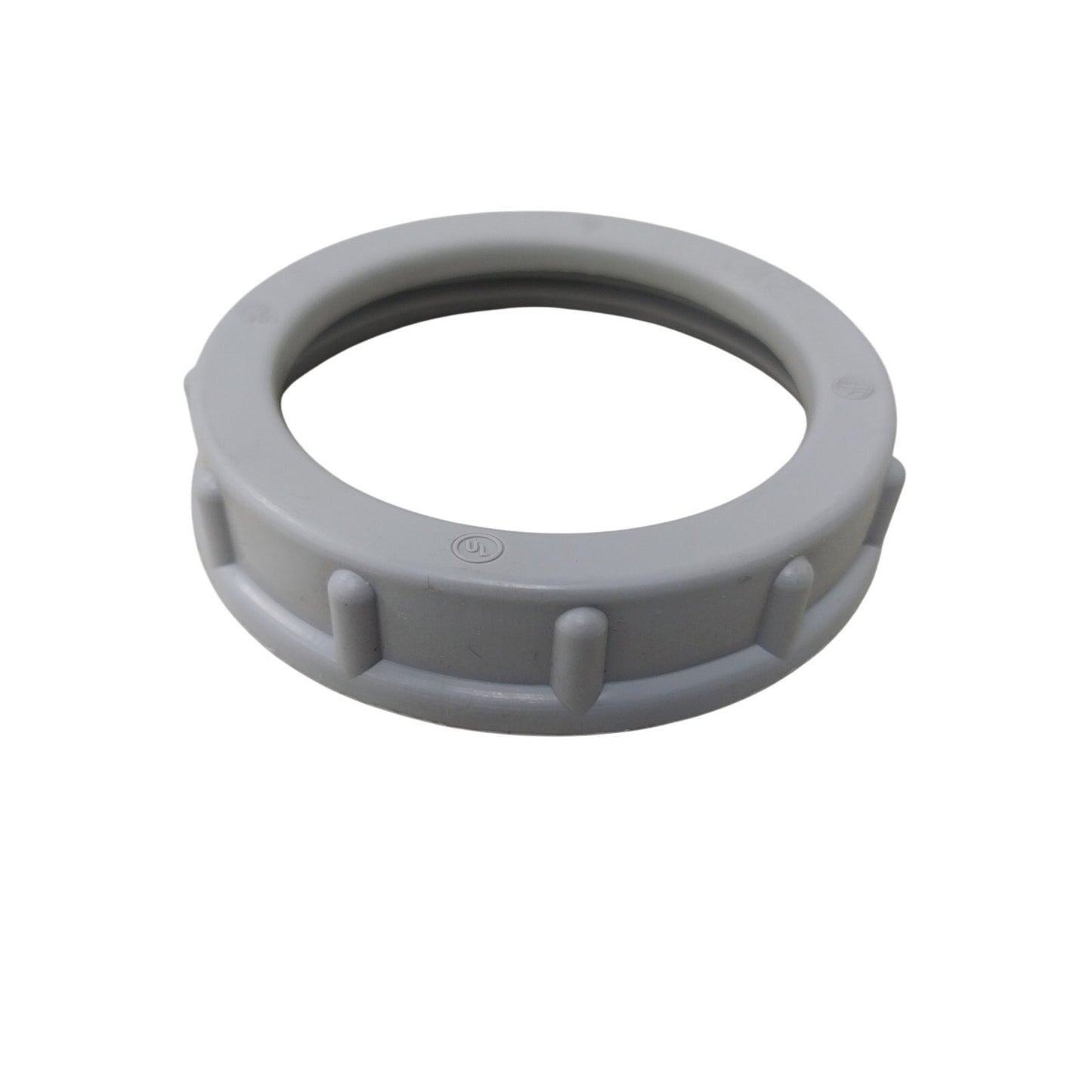 4 New 2.5" Gray PVC Conduit Bushing Rings - Open Box